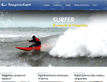 Tablet Screenshot of patagoniankayak.com